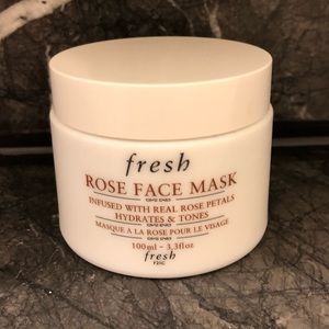 Full Size Fresh Rose Face Mask - used twice